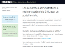 Tablet Screenshot of conseilsesidoc.e-sidoc.fr